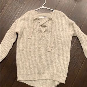 American Eagle Oatmeal Sweater